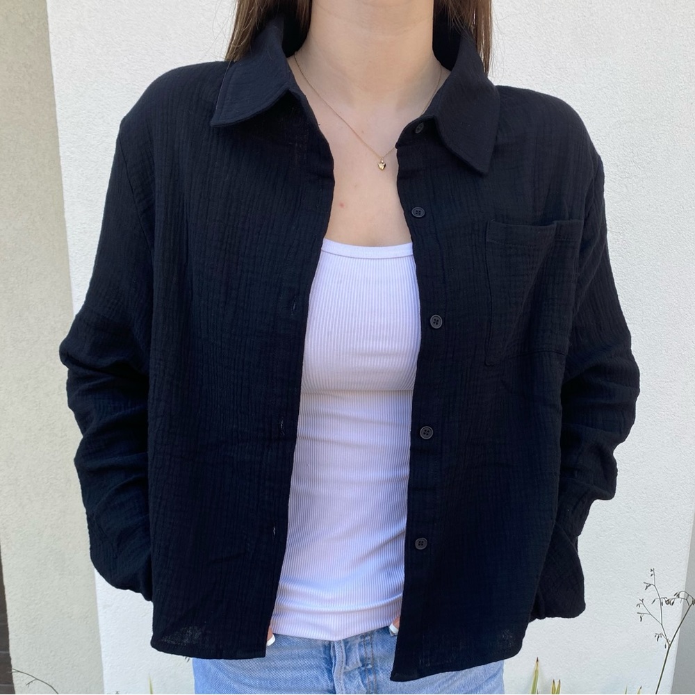 Linen Button Down - Picture 2 of 2